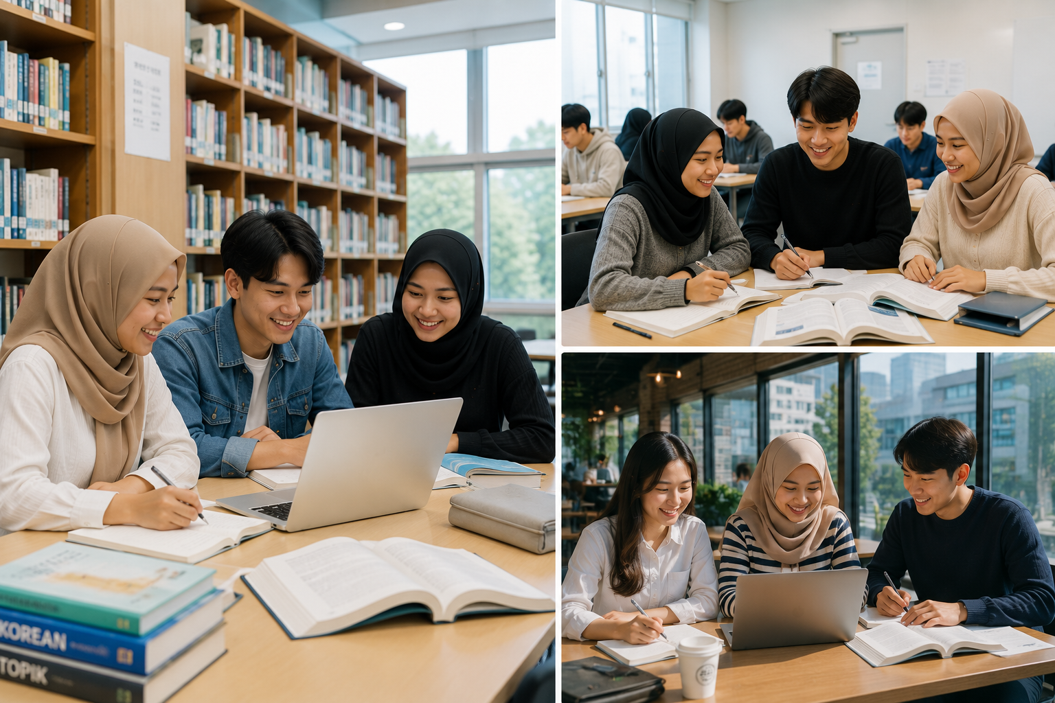 Muslim international students studying in Korea